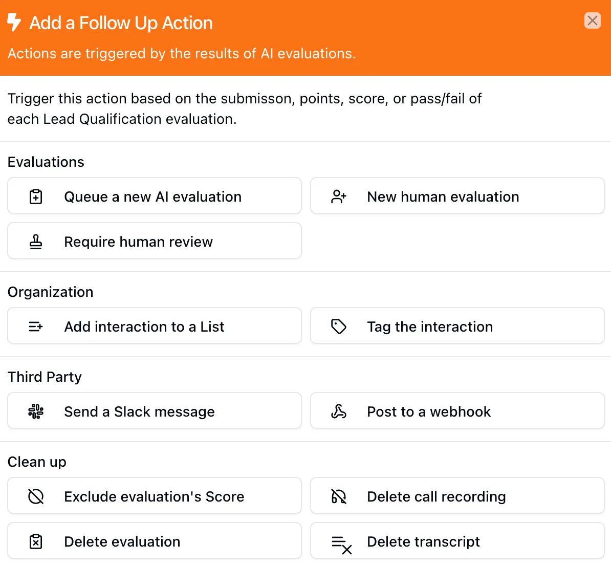 Voxjar AI QA Workflows - Trigger actions based on AI responsess